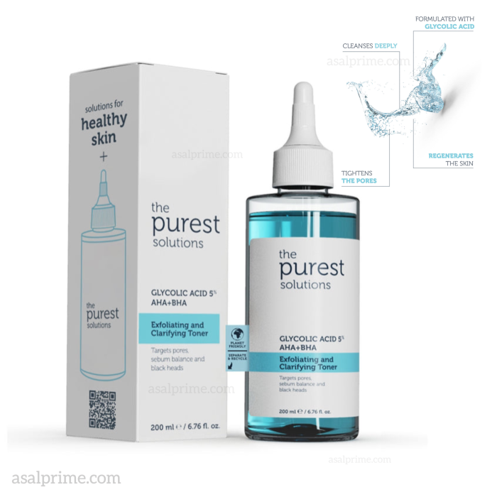 پیورست سولوشن تونر گلیکولیک اسید – The Purest Solution Exfoliating And Clarifying Toner - تصویر 2