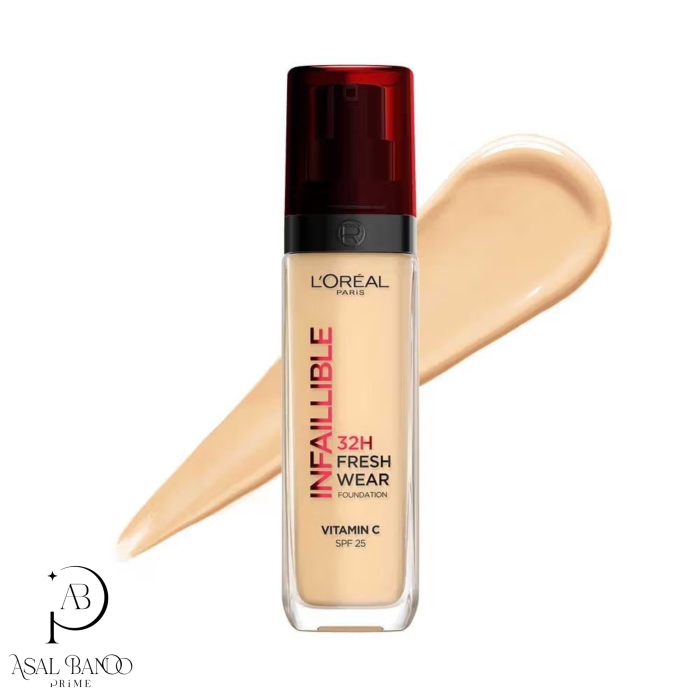 لورال کرم پودر شیشه ای اینفیلیبل فرش ویر - L'Oreal Infaillible Fresh Wear Foundation - تصویر 2