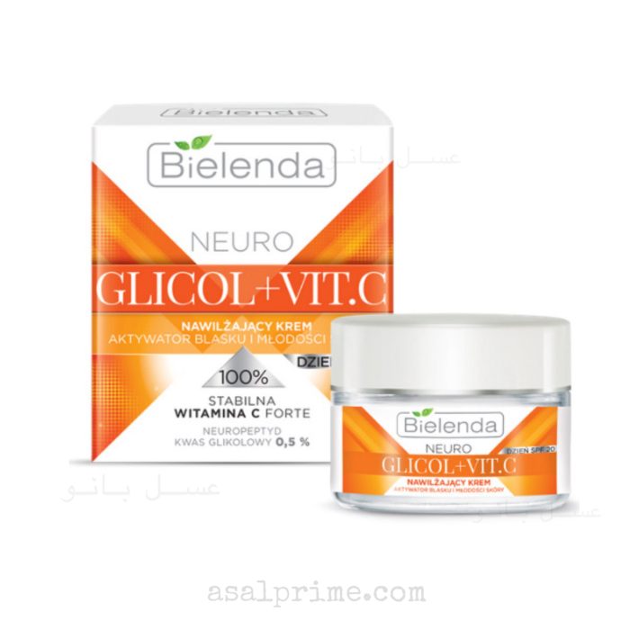 بیلندا کرم ویتامین سی و گلیکول – Bielenda Neuro Glycol + Vit.C Cream Night - تصویر 2