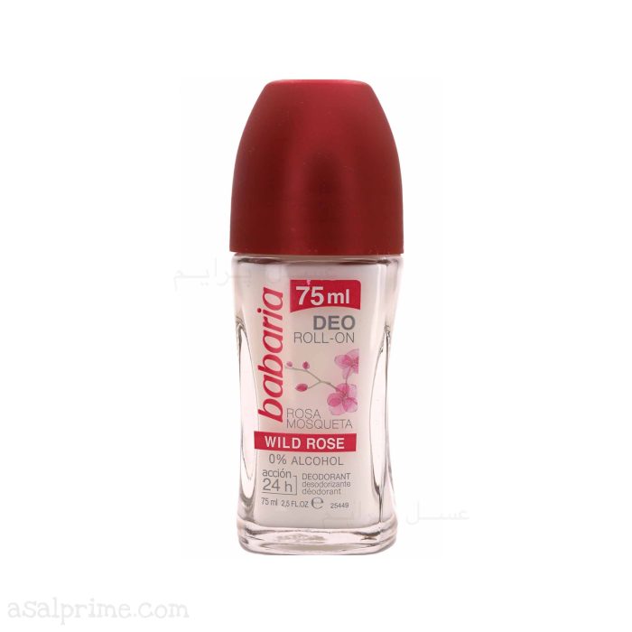 باباریا مام رول رز وحشی – Babaria Deo Roll-On Wild Rose - تصویر 1