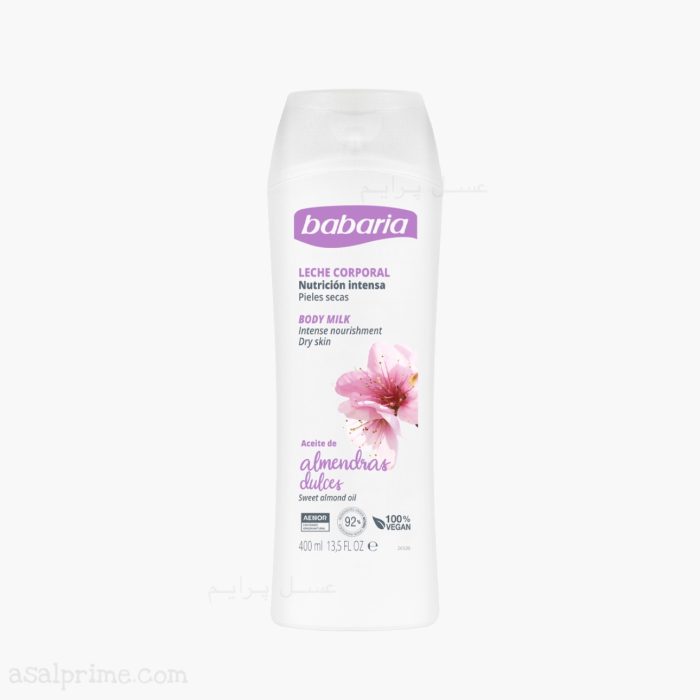 باباریا شیربدن روغن بادام شیرین – Babaria Body Milk Sweet Almond Oil - تصویر 1