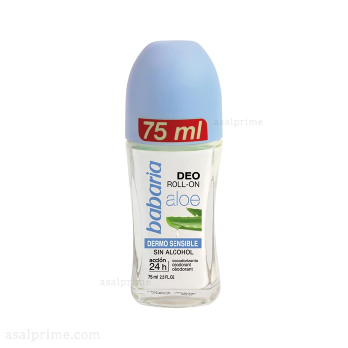 باباریا مام رول آلوورا درمو سنسیبل – Babaria Deo Roll-On Aloe Dermo Sensible - تصویر 1