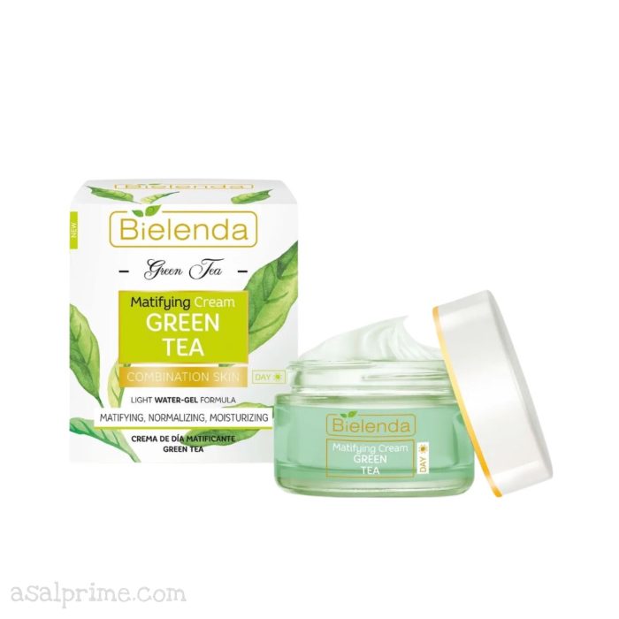 بیلندا کرم روز بازسازی کننده چای سبز روز – Bielenda Regulating cream Green Tea Day - تصویر 1