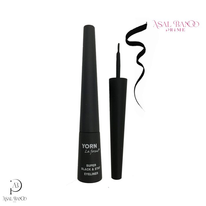 یورن خط چشم مویی سوپر بلک - Yorn Super Black & Stay Eye Liner - تصویر 1