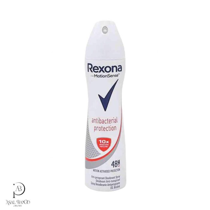 رکسونا اسپری ضدتعریق بدن زنانه مدل آنتی باکتریال -Rexona Antibacterial protection Spray - تصویر 1