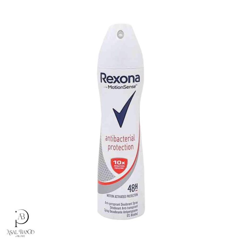 رکسونا اسپری ضدتعریق بدن زنانه مدل آنتی باکتریال -Rexona Antibacterial protection Spray