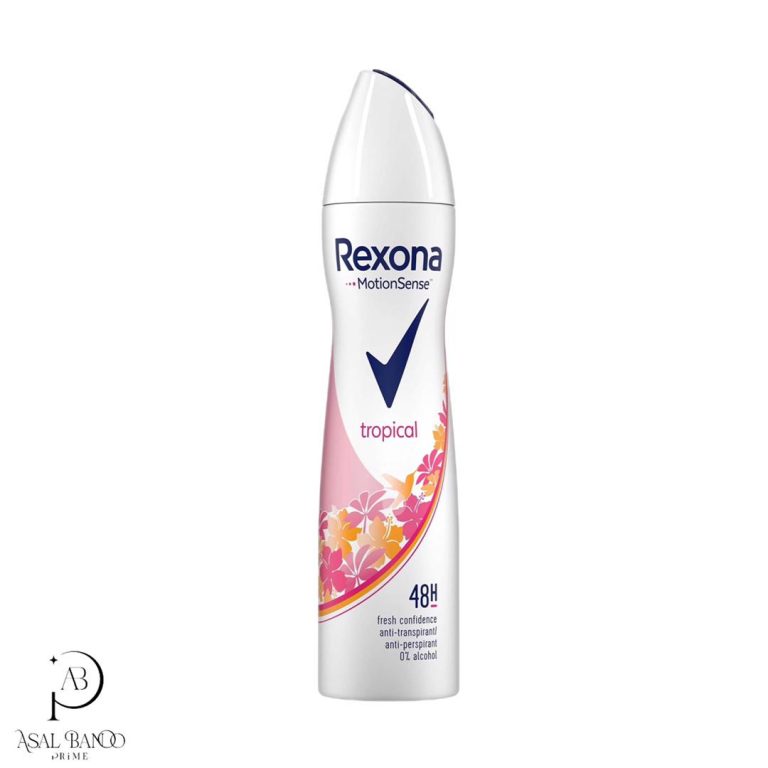 رکسونا اسپری ضدتعریق بدن زنانه مدل تروپیکال - Rexona Tropical Spray