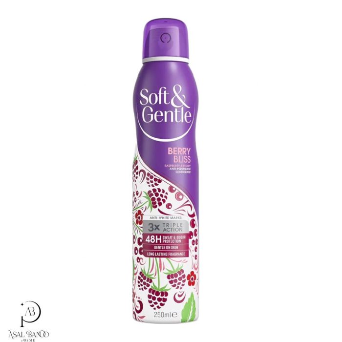 سافت اند جنتل اسپری ضدتعریق – Soft & Gentle Berry Bliss Spray - تصویر 1