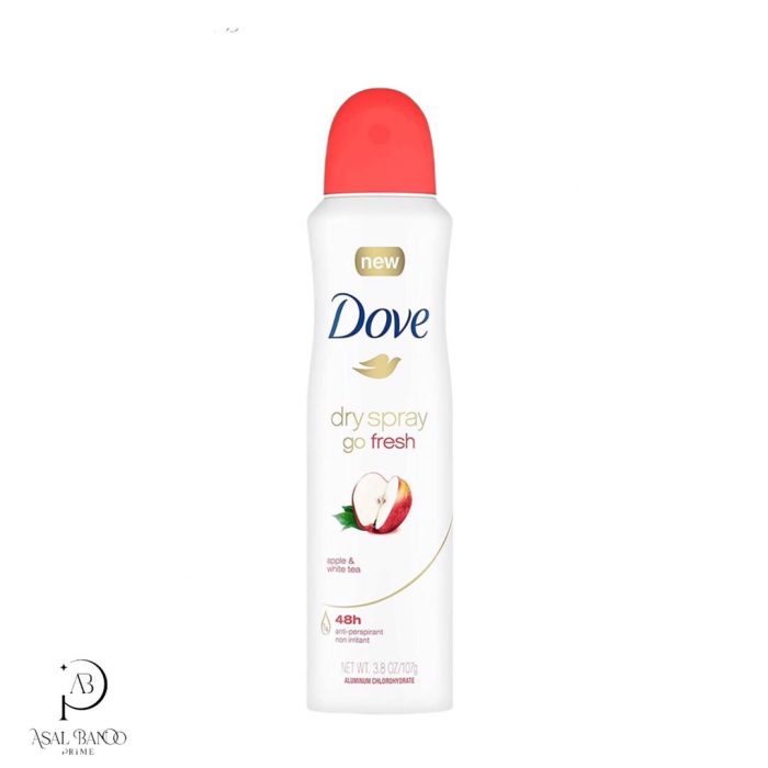 داو اسپری ضدتعریق  زنانه سیب و چای – Dove Dry Spray - تصویر 1