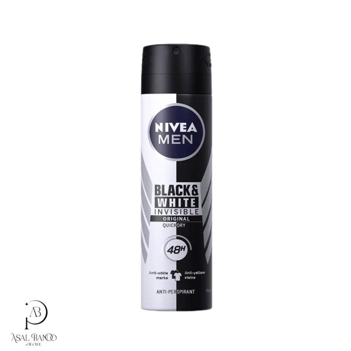 نیوآ اسپری ضدتعریق آقایان –Nivea Black & White Men Spray - تصویر 1