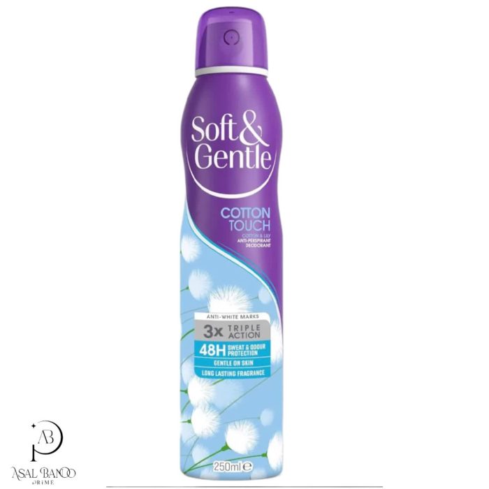 سافت اند جنتل اسپری ضدتعریق – Soft & Gentle Cotton Touch Spray - تصویر 1