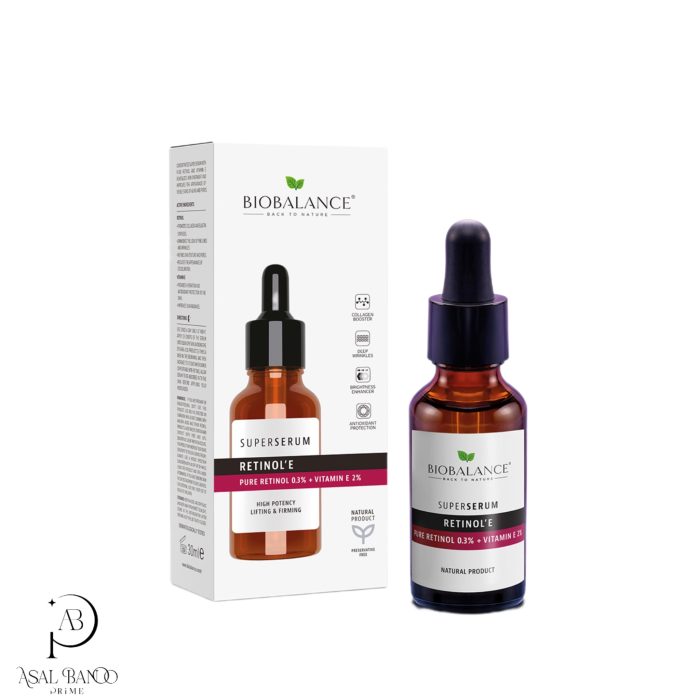 بیوبالانس سرم صورت ضدچروک رتینول- Biobalance SUPER SERUM Retinol - تصویر 2