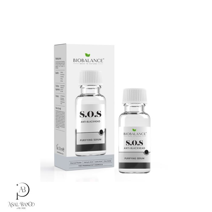 بیوبالانس سرم  اورژانسی SOS ضد جوش سرسیاه – Biobalance Super Serrum SOS Purifying Serum - تصویر 2
