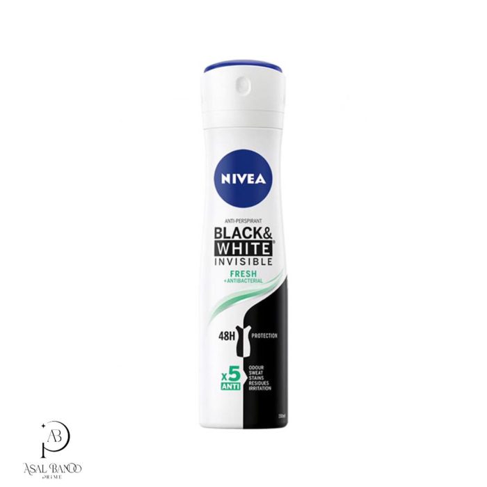 نیوا اسپری ضد تعریق زنانه – Nivea Black & White Fresh Woman Spray - تصویر 1