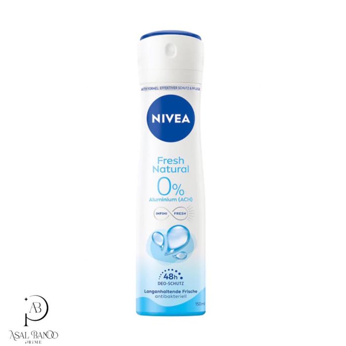 نیوا اسپری ضد تعریق زنانه – Nivea Fersh Natural Woman Spray - تصویر 1
