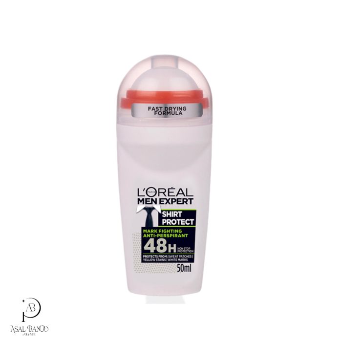 اورال مام ضدتعریق مردانه – L`Oreal Roll On Men Expert Shirt Protect - تصویر 1