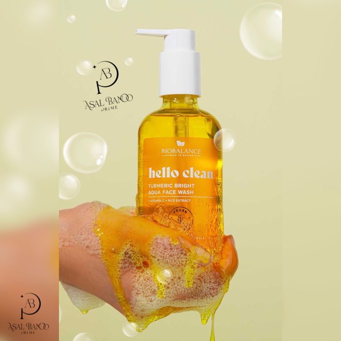 بیوبالانس ژل شستشوی صورت ضدلک و روشن کننده – BioBalance Turmeric Bright Aqua Face Wash - تصویر 2