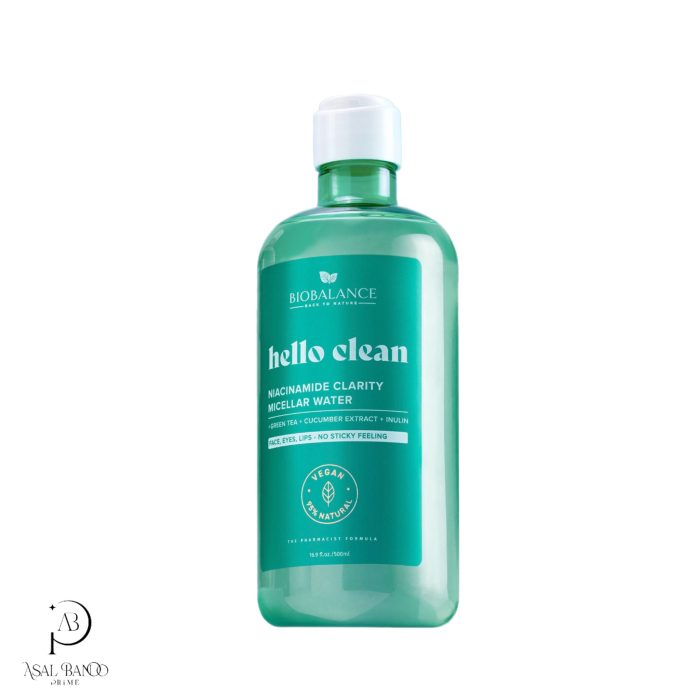 بیوبالانس محلول پاک کننده آرایش (میسلارواتر) نیاسینامید – BioBalance Niacinamide Clrity Micellar Water - تصویر 1