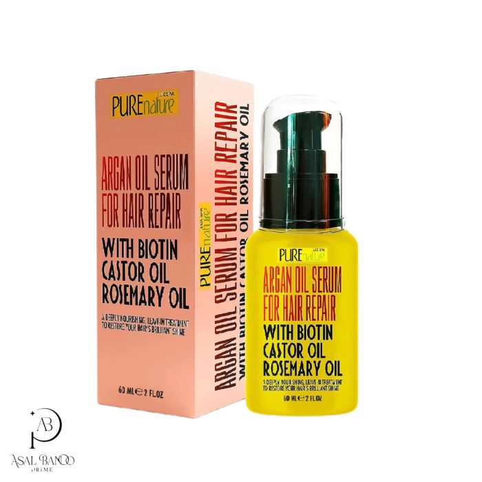 پیور نیچر روغن مو آرگان – Pure Nature Argan Oil Serum For Hair Repair - تصویر 1