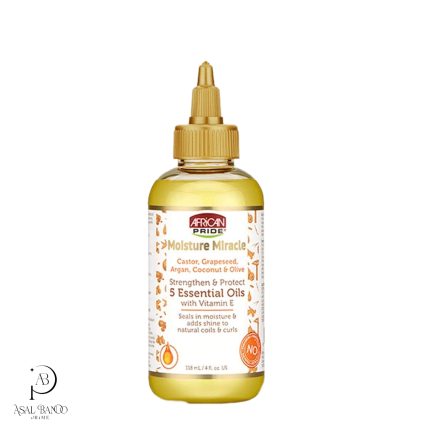 آفریکن روغن موی فر – African Pride Molsture Miracle 5 Essential Oil