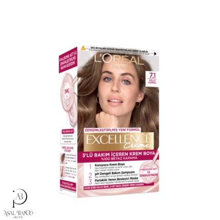 اورال کیت رنگ مو اکسلانس شماره 7.1 – L َoral Paris Excellence 7.1
