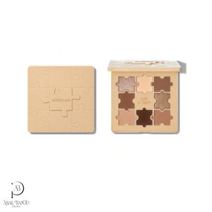 شیگلم پالت سایه 9 رنگ پازلی  – Sheglam Jazy Jigsaw  Eyeshadow Palette- Love N Taupe
