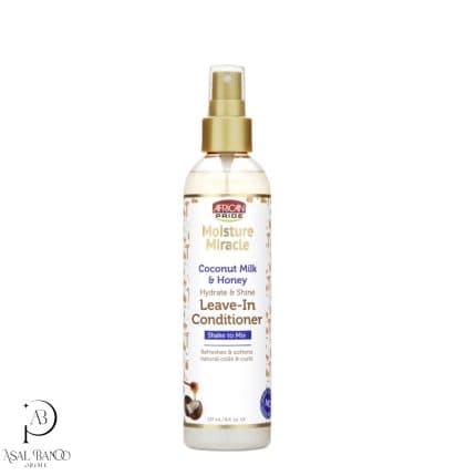 آفریکن پراید اسپری آبرسان نرم کننده  بیرون حمام  – African Pride Coconut Milk & Honey Leave – In Conditioner