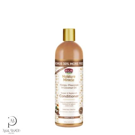 آفریکن پراید نرم کننده مو داخل حمام عسل، شکلات و روغن نارگیل- African Pride  Repair & Replenish Conditioner