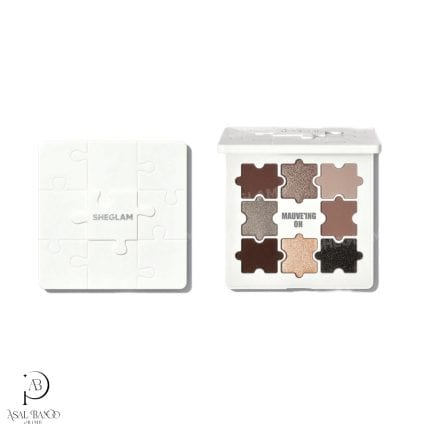 شیگلم پالت سایه 9 رنگ پازلی  – Sheglam Jazy Jigsaw  Eyeshadow Palette-Mauveing On