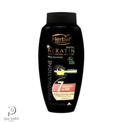 هربال شامپو فیتو کراتین 7 کاره – Herbal Phyto Keratin 7 BeneFits In 1  Silicone-Free Shampoo