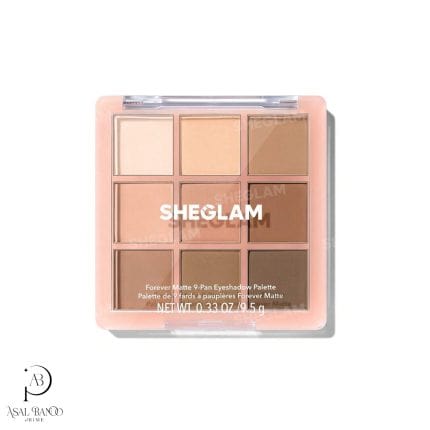 شیگلم پالت سایه 9 رنگ مات – Sheglam  9 – Pan Eyeshadow Palette – Forever Matte