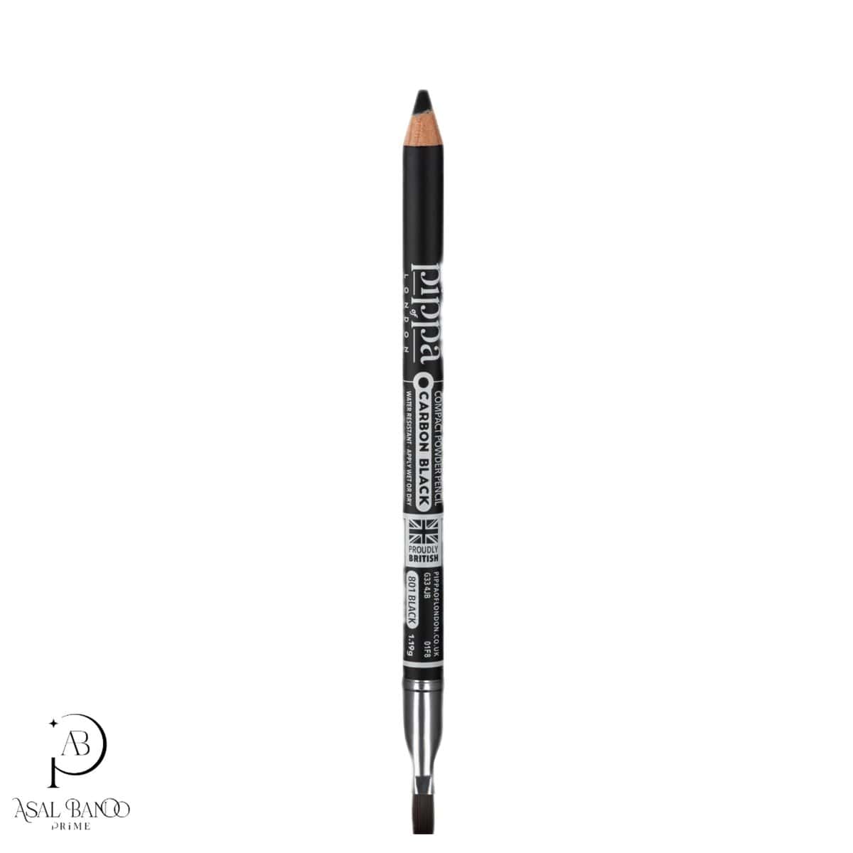 0879C616-7DD0-41A2-9078-2B61B057FF43 پیپا مداد چشم پودری– Pippa Compact Powder Pencil Carbon Black 801 - تصویر 1