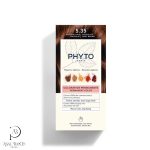 فیتو رنگ موی قهوه ای شکلاتی روشن  شماره 5.35 بدون آمونیاک   – Phyto  Coloration Permanente Chocolate Light Brown Color