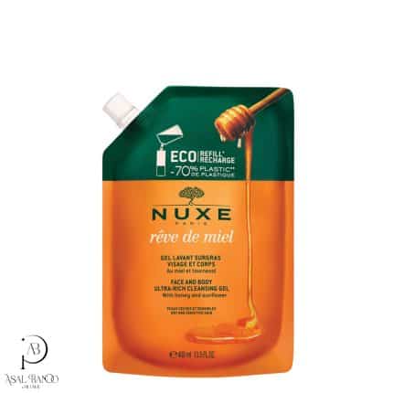 نوکس ژل پاک کننده صورت و بدن– Nuxe Reve De Miel Face And Body Cleansing Gel