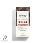 فیتو رنگ موی قهوه ای کاپوچینویی  شماره 6.77 بدون آمونیاک   – Phyto  Coloration Permanente Light Brown Cappuccino Color