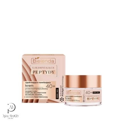 بیلندا کرم روز و شب  ضدچروک و مرطوب کننده - Bielenda Firming Peptides Firming And Moisturizing Anti-Wrinkle Cream +40